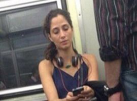 [Camila Pitanga é fotografada em metrô por fã e diz: 