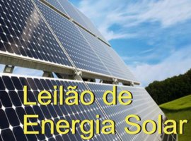 [Leilão de energia solar ocorre na sexta-feira e tem 341 projetos habilitados]