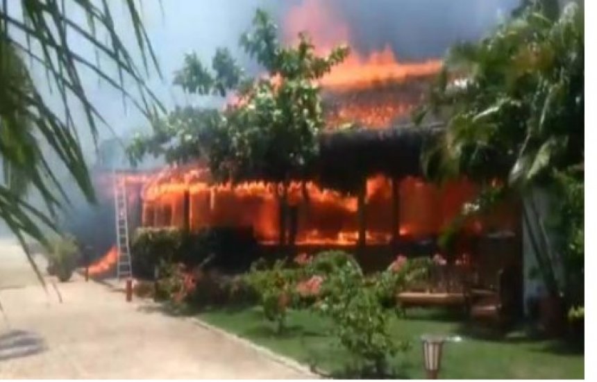 [Fogo colocado em lixo se alastra e incÃªndio atinge hotel de luxo em Porto Seguro]