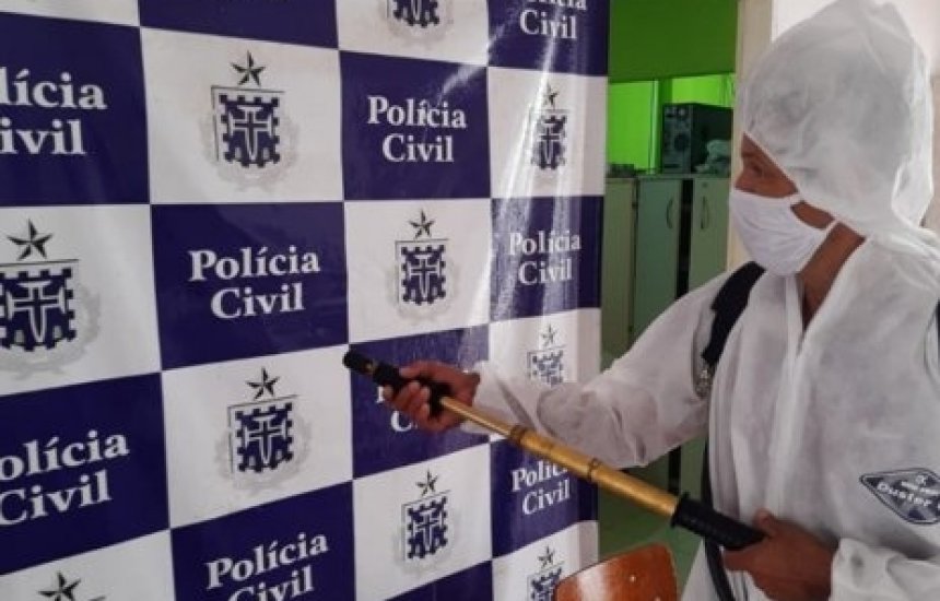 [Unidades da Polícia Civil do estado da Bahia passam por desinfecção]