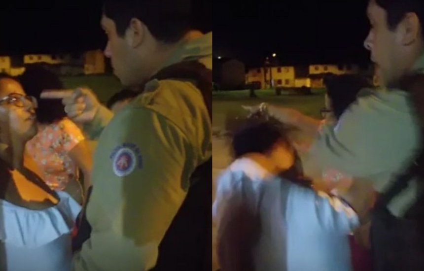 [Mulher é agredida por policial militar durante abordagem em Porto Seguro; vídeo]