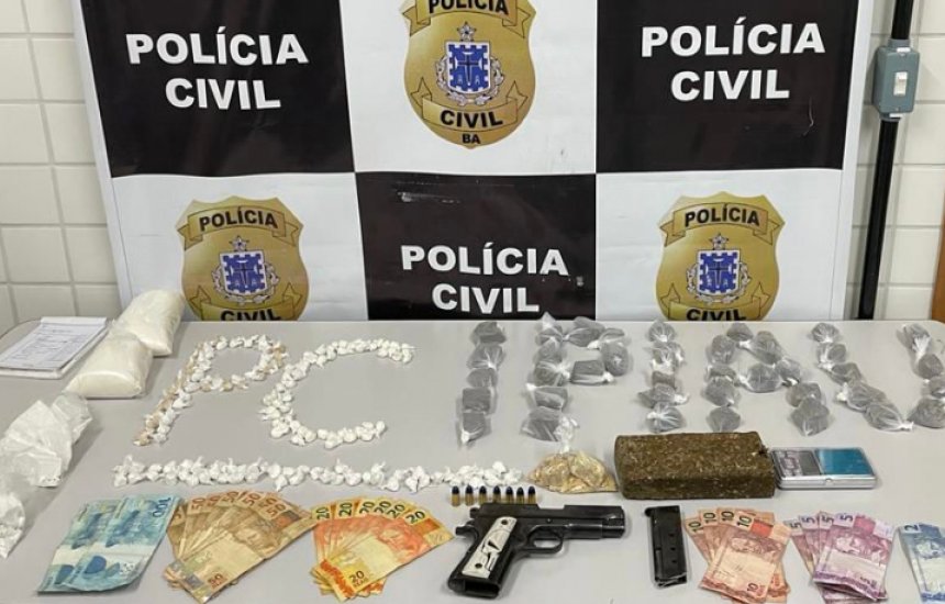 Bahia: dono de bar é flagrado com 850 gramas de cocaína pura em Ipiaú