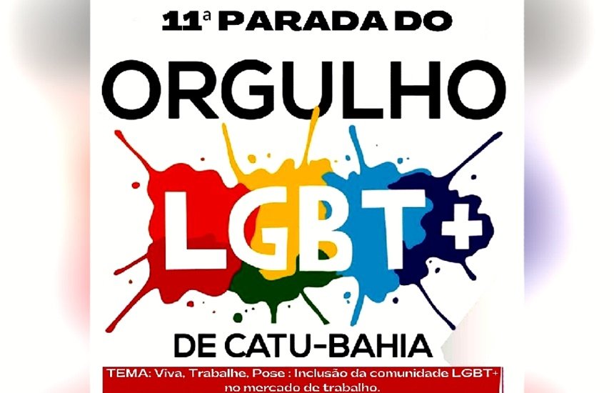 [Cidade de Catu terá 11ª edição da Parada do Orgulho LGBTQIA+]